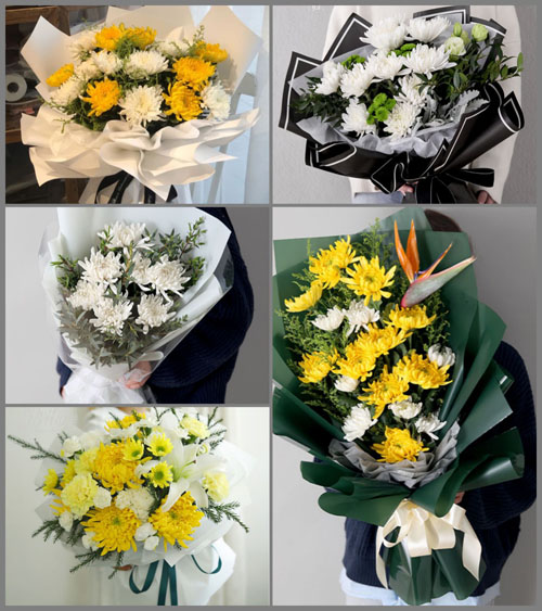 广西河池金城江区九圩镇白事花束代送